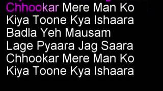 Chhukar Mere Mann Ko Hindi Clean Karaoke with lyrics [upl. by Eisinger714]