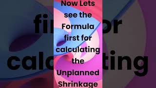 how to calculate shrinkage percentage  how to calculate shrinkage  how to calculate shrinkage BPO [upl. by Imeon253]