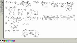 Accuplacer Math Placement test 2 College Level section Part 3 [upl. by Jael]