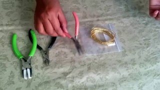 How to use Nylon Jaw Pliers to straighten wire by BeadsnFashioncom [upl. by Mihalco896]