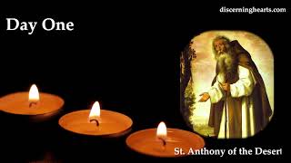 Novena to St Anthony of the Desert  Day One [upl. by Erdnassak]