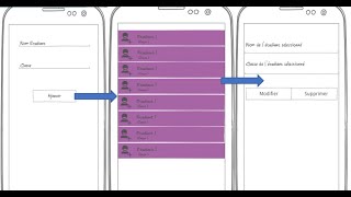 Mini projet android gestion des étudiants SimpleAdapter static ArrayList IntentHashMap [upl. by Keldon]