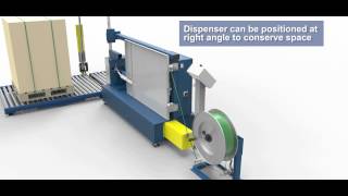 USISonixs Side Seal Strapping Machine [upl. by Erdreid]