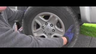 Toyota Service  How To Check Wheel Bearing Play [upl. by Kind]