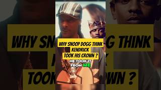 Why Snoop Dogg think Kendrick took his Crown shorts shortsfeed snoopdogg kendricklamar 50cent [upl. by Gasper413]