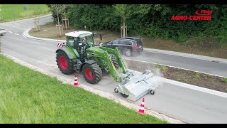 Kehrmaschine Profi Radlader Stapler Traktor Kehrbesen im Einsatz  Fliegl [upl. by Brien617]