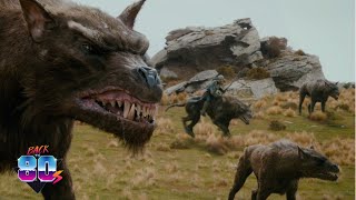 WARGS ATTACK Lord of the Rings 8K Back to 80s [upl. by Anayk]