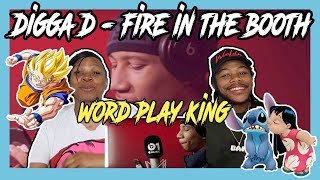 WORDPLAY KING  Digga D  Fire In The Booth REACTION [upl. by Eamanna]