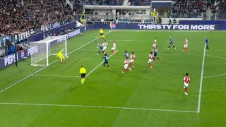 David Raya Double Saved Goal Atalanta vs Arsenal Highlights UEFA Champions League 2024 [upl. by Danice259]