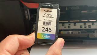 How To Install Ink Cartridges On The Canon Pixma MX490 [upl. by Squires647]