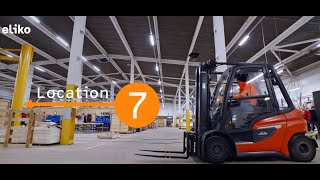 Warehouse Management with UWB Indoor Positioning [upl. by Airdnazxela]