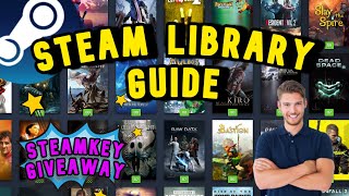 How To Organize Your Steam Library  Guide  Collections  Icon Size  FAQ [upl. by Eniamsaj]