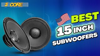 Best 15quot inch Subwoofers under 40 in 2023  Top Quality 3500W Subwoofers In USA [upl. by Rramaj]