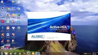 Aldec Active HDL Student Edition 93 [upl. by Nosnorb]