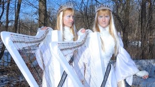 WITHIN TEMPTATION  Ice Queen Harp Twins HARP METAL [upl. by Ttezil]