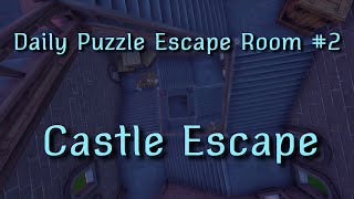 Fortnite Castle Escape Tutorial Daily Puzzle Escape Room 2 Code 059722015280 [upl. by Ytisahcal]