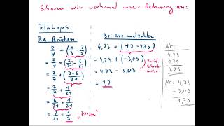 Klasse 6 Rechenregeln beim Rechnen mit Brüchen und Dezimalzahlen [upl. by Castor578]