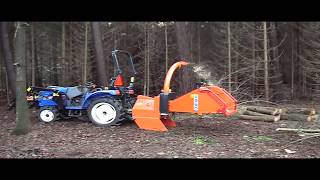 Timberwolf TW PTO150H Tractor Mounted Wood Chipper [upl. by Franzoni]