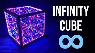 3D Printed LED Infinity Cube Using FastLED Arduino and ESP32 [upl. by Polak]