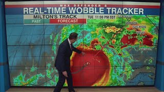 Hurricane Milton 11 pm Tuesday track update [upl. by Trip]