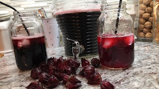 Recipe For Sorrel Drink Dried And Fresh Version Guyanese Style 🇬🇾 [upl. by Eckmann]