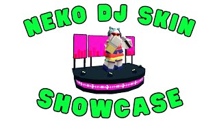 TDS Neko DJ skin showcase in Roblox Tower Defense simulator [upl. by Lacey268]