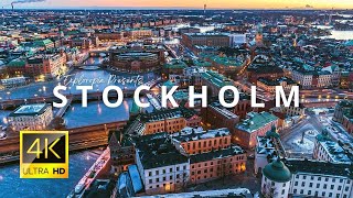 Stockholm Sweden 🇸🇪 in 4K ULTRA HD 60FPS Video by Drone [upl. by Notyarb]