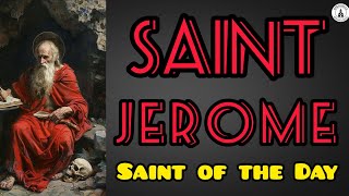 Saint Jerome translated the Bible from Hebrew and Old Latin into Latin  Story of Saints [upl. by Ecirtel]