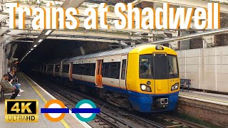 Trains at Shadwell 19th September 2024 [upl. by Marie-Jeanne119]