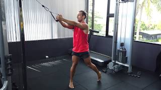 Cable Woodchop High to Low  Best Exercise for Core  Rotational Movement Patterns [upl. by Erhard]