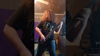 Carcass  Incarnated Solvent Abuse Bass Cover carcass deathmetal metal basscover bassguitar [upl. by Krilov]