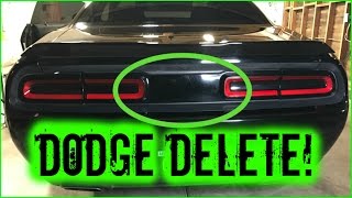 How To Debadge And Remove Car Emblems  Dodge Challenger ✔️ [upl. by Odlabu]