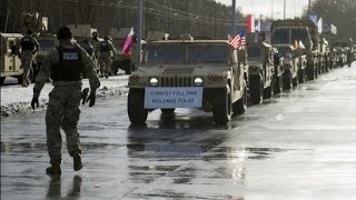 Poland welcomes US troops [upl. by Yerbua]