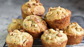 Easy Banana Nut Muffins [upl. by Mart381]