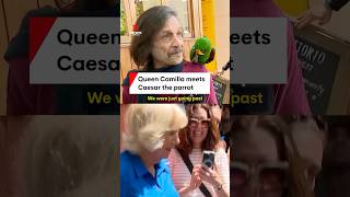 Queen Camilla meets Caesar the parrot in Sydney [upl. by Asiulairam839]