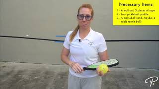 Pickleball Drills to Up Your Skills DIY Volley Dink amp Wall Drills [upl. by Atikir]