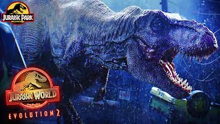 BUILDING JURASSIC PARK  Jurassic World Evolution 2  Jurassic Park Chaos Theory [upl. by Luthanen]