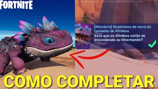 COMO COMPLETAR A MISSÃO SECRETA DOS KLIMBOS  FORTNITE [upl. by Adnaral98]