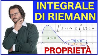 Integrale di Riemann proprietà [upl. by Xineohp288]