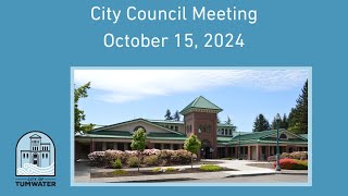 City Council Meeting October 15 2024 [upl. by Louanna]