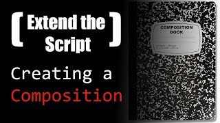 Creating a Composition in ExtendScript [upl. by Aisauqal]