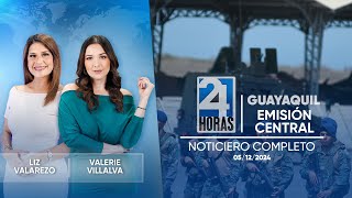 Noticiero de Guayaquil Emisión Central 05122024 [upl. by Vano]