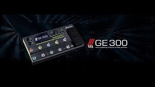 MOOER GE300  Amp modelling  Synth  Multi Effects [upl. by Amalea]