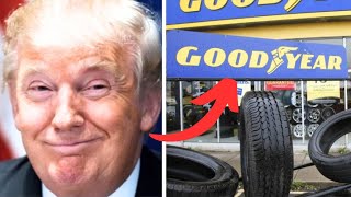 Goodyear Bans MAGA amp ProPolice Attire  Trump Makes Them Regret It [upl. by Hammock]