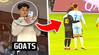 Cristiano Ronaldo Jr Reaction 📷💥 to Ronaldos Last Game vs Lionel Messi [upl. by Hen258]