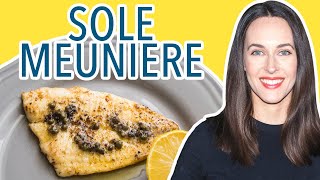 Sole Meuniere  How to Cook Fish  Quick Easy Classic Fish Recipe with Meuniere Sauce [upl. by Howlyn518]