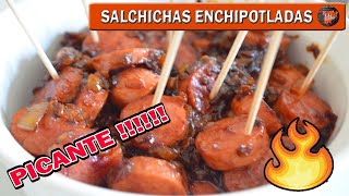 SALCHICHAS ENCHIPOTLADAS UNA RECETA RAPIDA Y DELICIOSA  La Cocina de Milo [upl. by Cinderella]