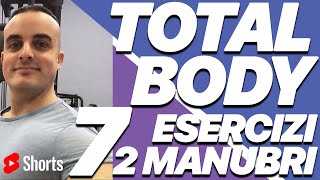 Scheda Massa Total Body con 2 Manubri 7 Esercizi in 2 Mq per Avere Più Muscoli Shorts [upl. by Haerdna]