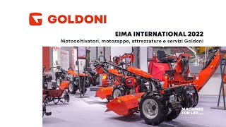 Motocoltivatori motozappe attrezzature e servizi GOLDONI  EIMA 2022 [upl. by Doreen]