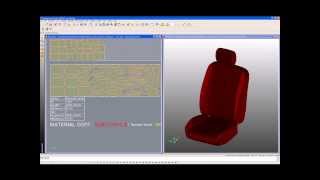 Lectra DesignConcept Auto  3D to 2D design software for automotive seats and interiors [upl. by Eneirda]